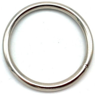 Ring Ø 60 mm, Eisen vernickelt