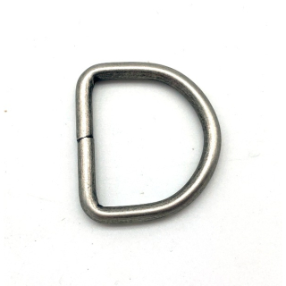D-Ring 30 x 25 mm Eisen altnickel