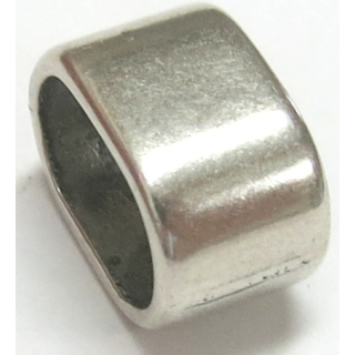 Schlaufzierteil 10 x 7 mm, versilbert