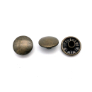 Hohlnietkappe Ø 11 mm, Eisen altmessing - 500...