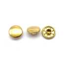 Hohlnietkappe Ø 11 mm, Eisen vermessingt - 500...