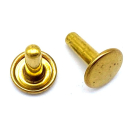 Nietstift geschlossen 11,9 mm, Messing - 500 Stück