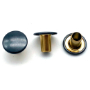 Hohlnietkappe Ø 13 mm, Eisen bronziert - 100...