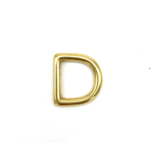 D-Ring 19,5 x 17,5 mm, Messing