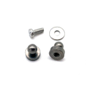 Schraubunterteil - Schraube M2,5 x 6 mm, vernickelt schwarz
