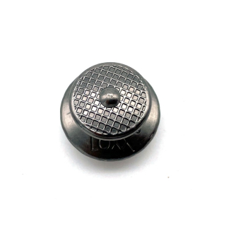 Oberteil Manhattan Ø 15 mm / 3 mm, vernickelt schwarz
