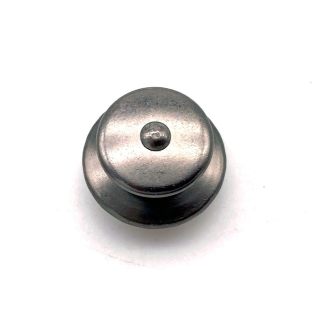 Oberteil Ø 15 mm / 4 mm, vernickelt schwarz