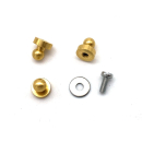 Schraubunterteil - Schraube M2,5 x 6 mm, rein Messing