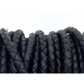 Boloband mit Kern 5 mm, schwarz