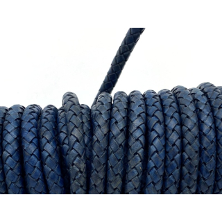 Boloband mit Kern 8 mm, antik blau
