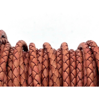 Boloband mit Kern 4 mm, antik rose