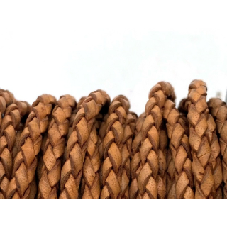 Boloband ohne Kern 3 mm, antik natur