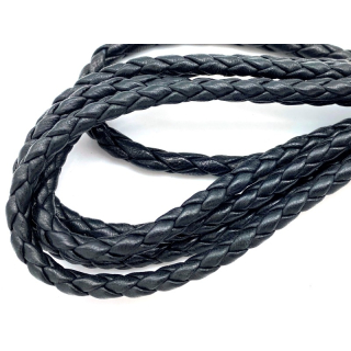 Boloband ohne Kern 5 mm, schwarz