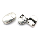 Magnetverschluss 5 mm, versilbert