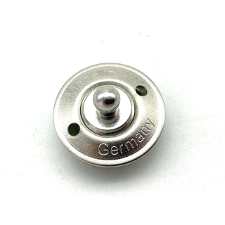Unterteil Ø 20 mm / 3 mm, versilbert matt - nickelfrei