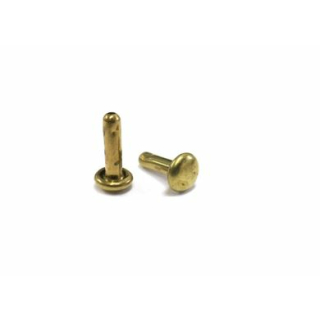 Nietstift geschlossen 7,5 mm, Messing - 500 Stück