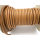 Lederband rund mit Kern, Ø 7 mm, natur