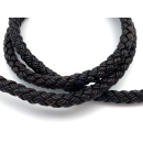 Lederband rund geflochten Ø 9,5 mm, 6 Stränge...