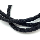 Lederband rund geflochten Ø 9,5 mm, 6 Stränge...