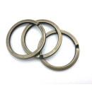 Schlüsselring Ø 30 mm Eisen altmessing