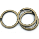 Schlüsselring Ø 25 mm Eisen altmessing