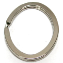 Schlüsselring oval 28 x 21 mm Eisen vernickelt