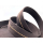 Gurtband 40 mm, braun "Stitch" beige