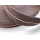 Gurtband 40 mm, braun "Stitch" beige