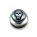 Oberteil Skull Ø 15 mm /3 mm, altsilber/niro