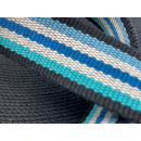 Gurtband 30 mm,"Stripes" blau