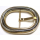 Doppelschnalle 39 mm, vernickelt / gold