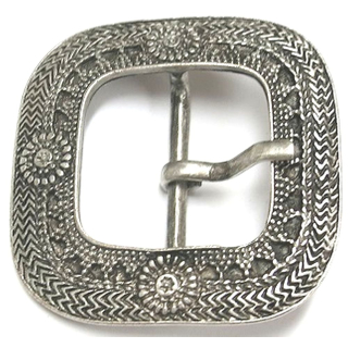 Doppelschnalle 30 mm, altsilber