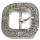 Doppelschnalle 30 mm, altsilber