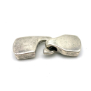 Hakenverschluss 10 x 2,5 mm, versilbert