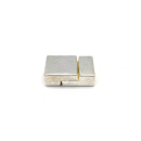 Magnetverschluss 10 mm, versilbert