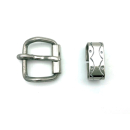 Zweiteiliges Rollschnallen Set 20 mm, Edelstahl