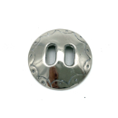 Schlaufzierteil flach "Concha" 9 mm, Edelstahl