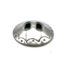 Schlaufzierteil flach "Concha" 9 mm, Edelstahl