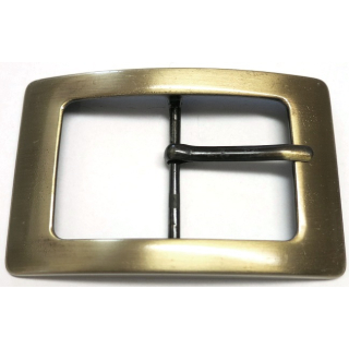 Doppelschnalle 40 mm, altmessing satiniert