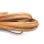 Lederband flach mit Doppelnaht 10 mm, verschiedene Farben