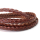 Lederband flach geflochten 6 mm, verschiedene Farben