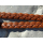 Lederband flach geflochten 14 mm, verschiedene Farben